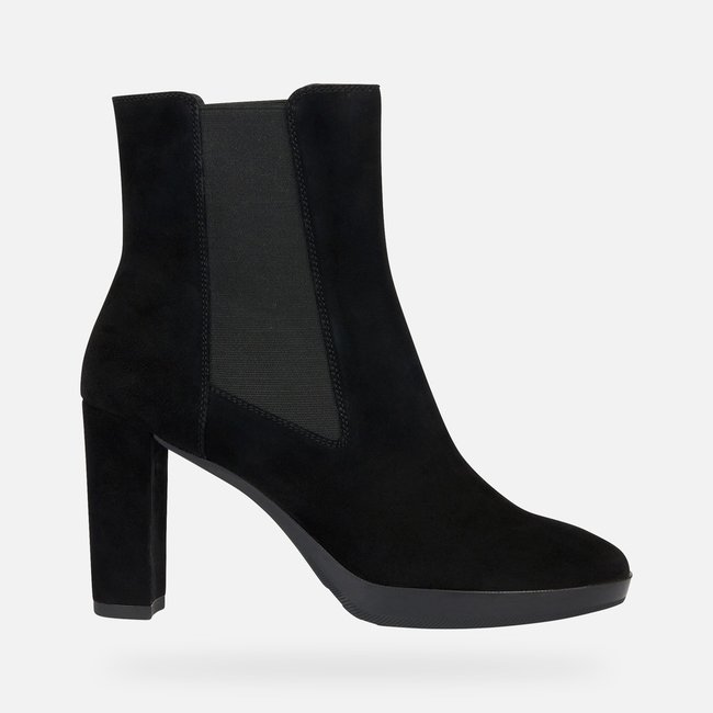 Bottines  D WALK PLEASURE 85 noir <span itemprop=
