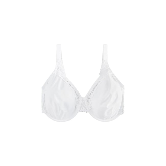 Soutien-gorge effet minimiseur blanc <span itemprop=