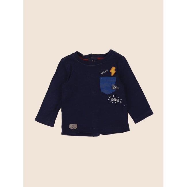 Tee-shirt - Très bon état bleu <span itemprop=