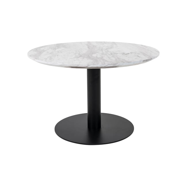 Table basse - VALVERDE Couleur blanc / noir <span itemprop=