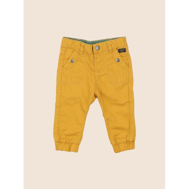 Pantalon - Très bon état jaune <span itemprop=