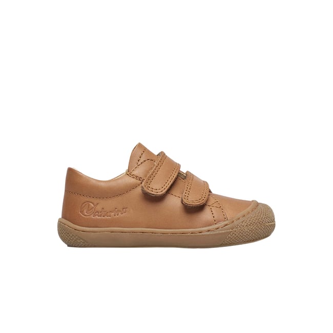Chaussures premiers pas en cuir COCOON LOW VL cognac <span itemprop=