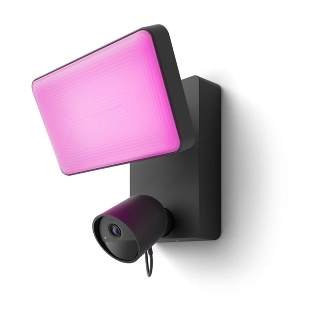 Caméra de surveillance HUE Secure 1080p Floodlight filaire - PHILIPS HUE