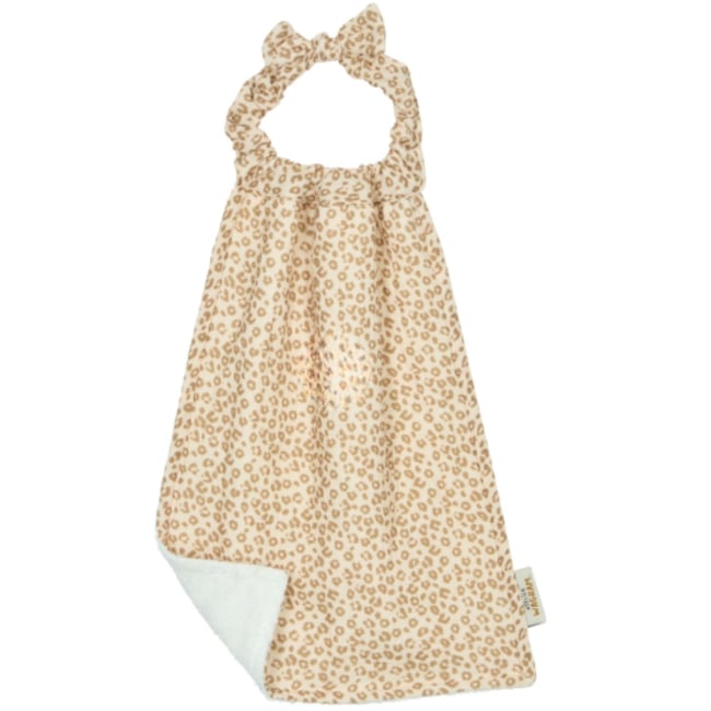 Serviette de cantine ecru, marron <span itemprop=