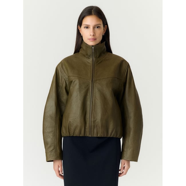 Veste Bomber marron - dark olive1 <span itemprop=