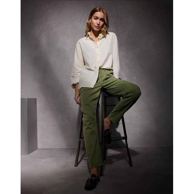 Pantalon Chino Coco KASMIR vert <span itemprop=