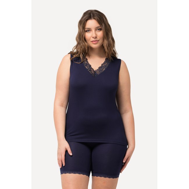 Débardeur en viscose de bambou. Décolleté - ULLA POPKEN