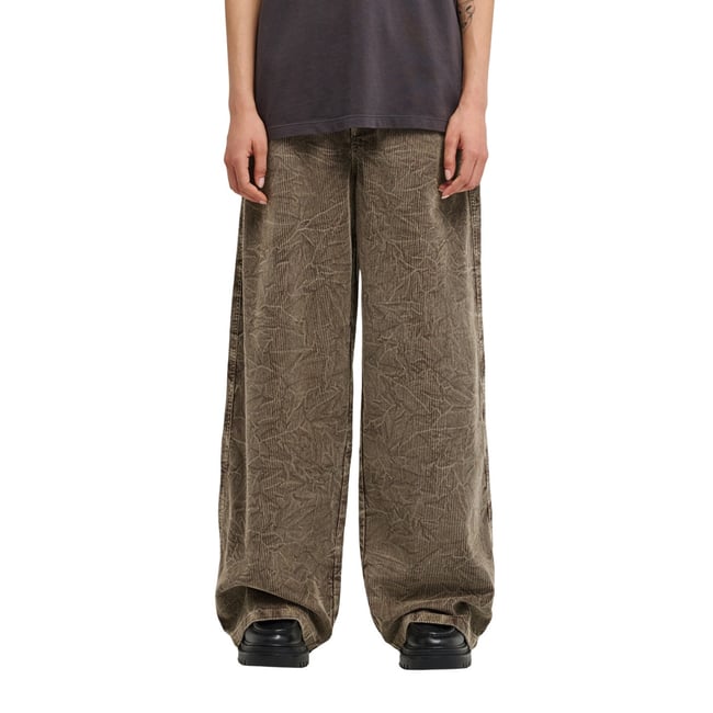 Pantalon en velours 365 WIDE marron stone gray <span itemprop=