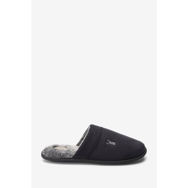 Chaussons Mules À Motif Cerf noir <span itemprop=