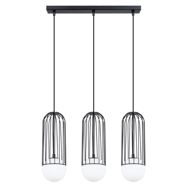 Suspension Acier Noir G9 3 Brina Couleur noir <span itemprop=