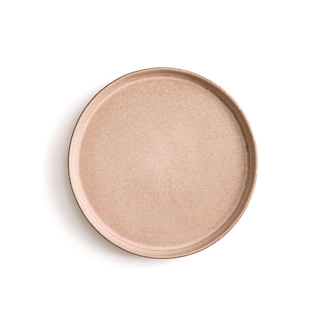 Set of 4 Gandra Stoneware Dessert Plates, sandy pink, AM.PM