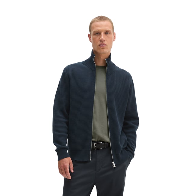 Cardigan coupe classique en coton biologique certifié - MARC O'POLO