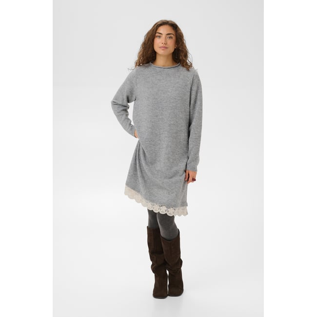 Robe gris mid grey melange <span itemprop=