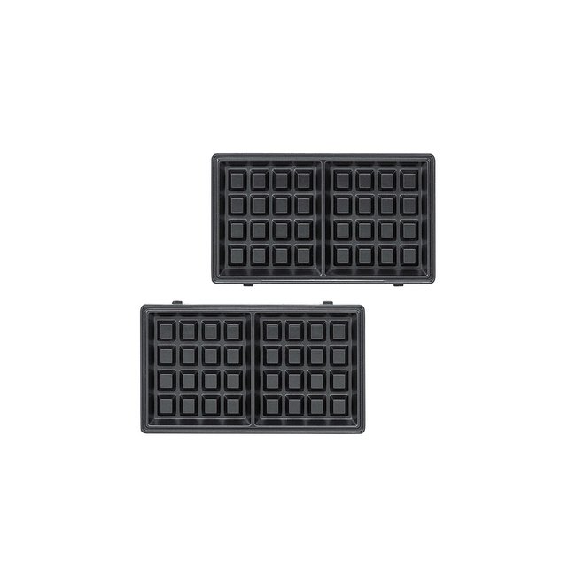 Placas waffle (conj. 2), FLAMA preto  <span itemprop=