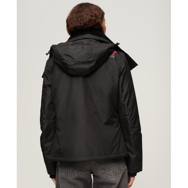 Veste à capuche Mountain Windbreaker noir <span itemprop=