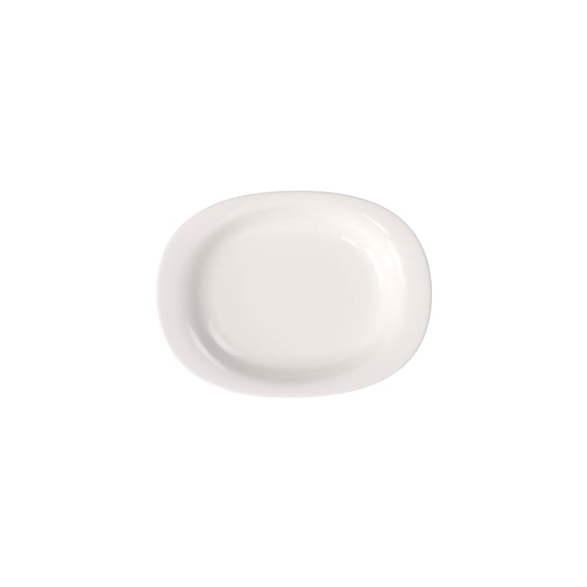 Plat De Service NEW COTTAGE Couleur blanc <span itemprop=