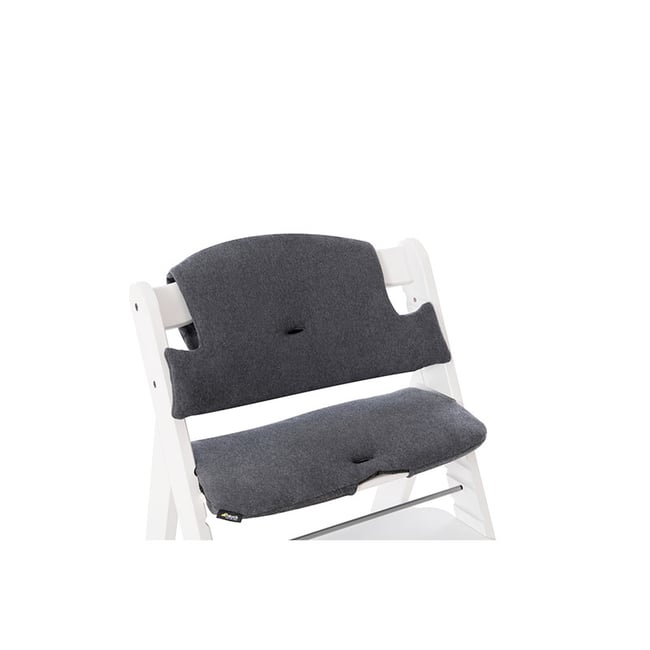 Coussin en jersey pour la chaise haute Alpha+ Jersey Charcoal gris <span itemprop=