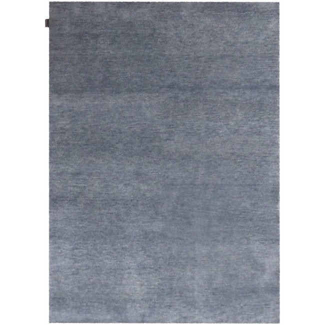 Tapis en laine noué, collection Bhutan Couleur bleu, gris <span itemprop=