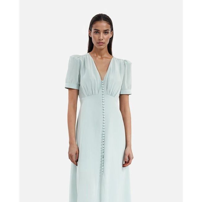 green emerald velvet dress The Kooples main image 0