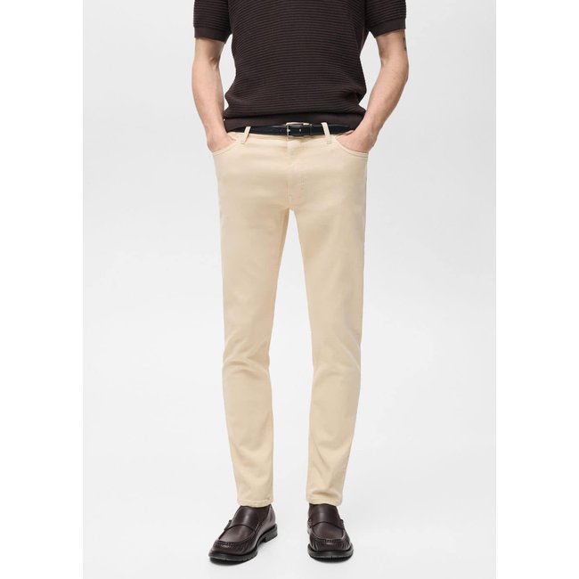 Jean Patrick slim fit Ultra Soft Touch gris clair/pastel <span itemprop=
