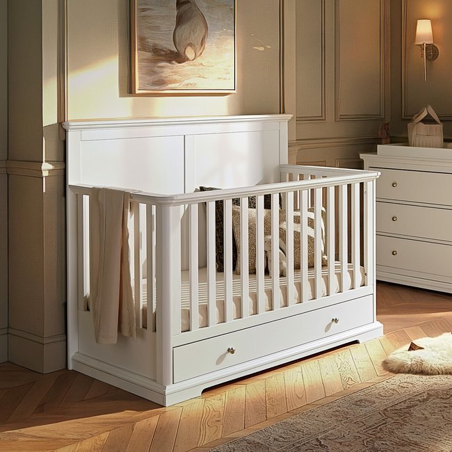 Beaumont Grand Cot Bed, white, CUDDLECO