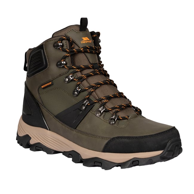 Bottines de marche CONRAD vert olive <span itemprop=