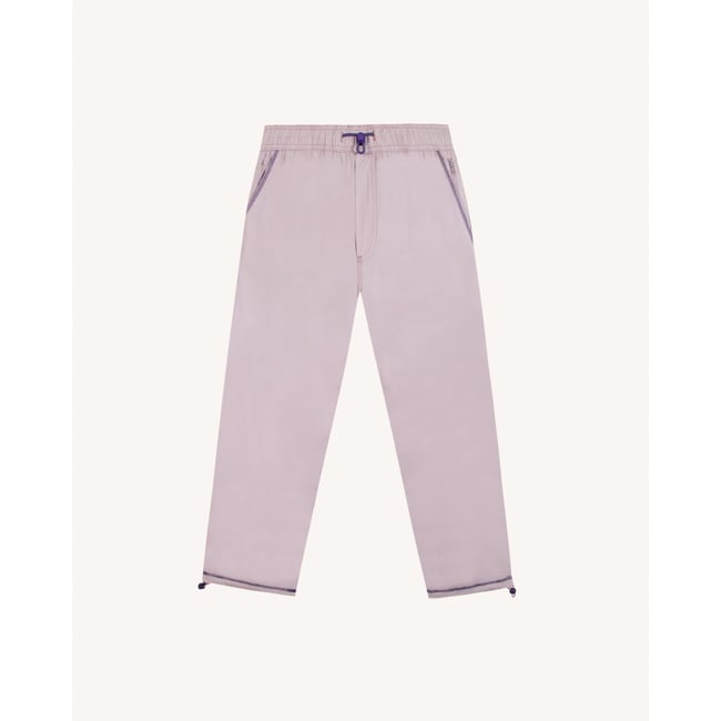 Pantalon élastique DREUILLE OTD rose grisé <span itemprop=