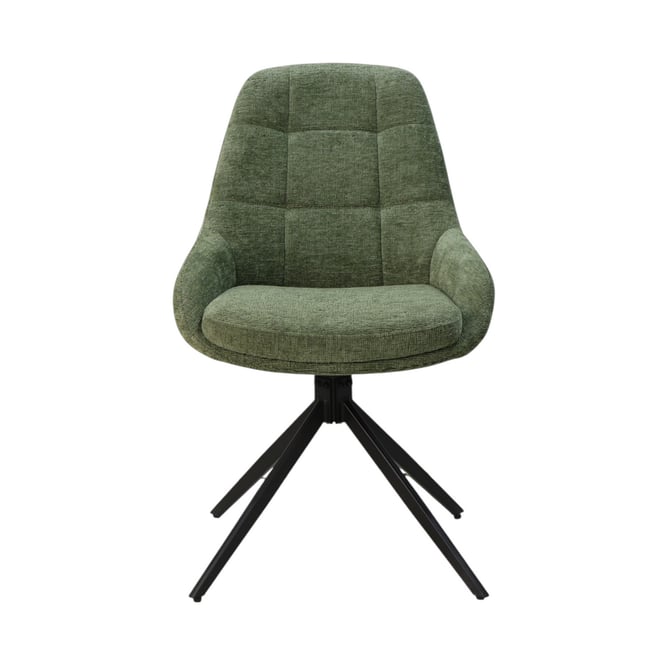Chaise repas en tissu Couleur vert clair <span itemprop=