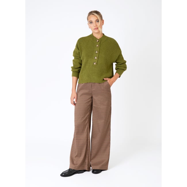 Pantalon PONTY beige <span itemprop=