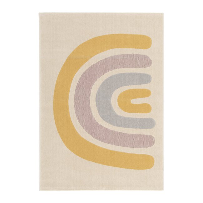 Tapis enfant super doux ARC-EN-CIEL Couleur multicouleur <span itemprop=