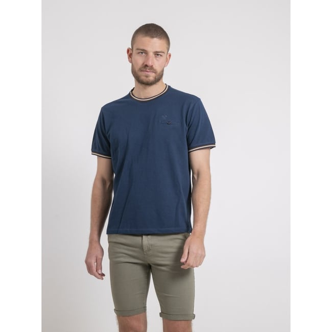 T-shirt Col Rond Pur Coton Necamix - RITCHIE