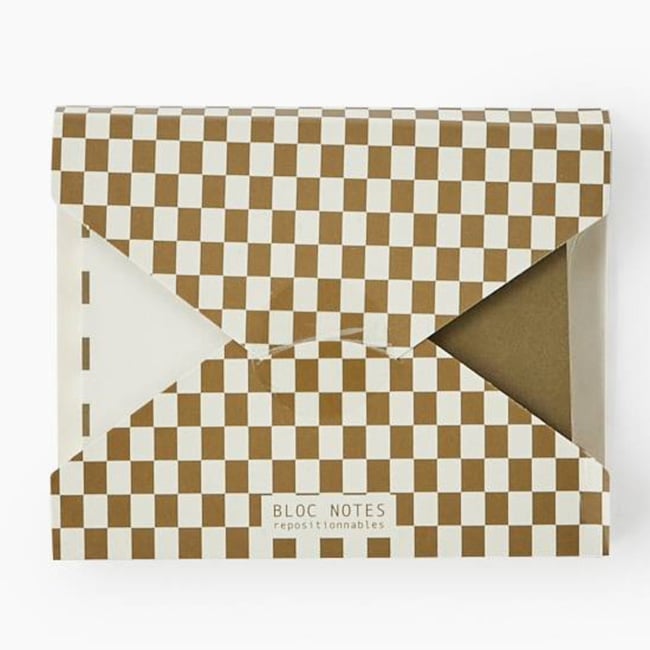 Bloc notes enveloppe tente <span itemprop=