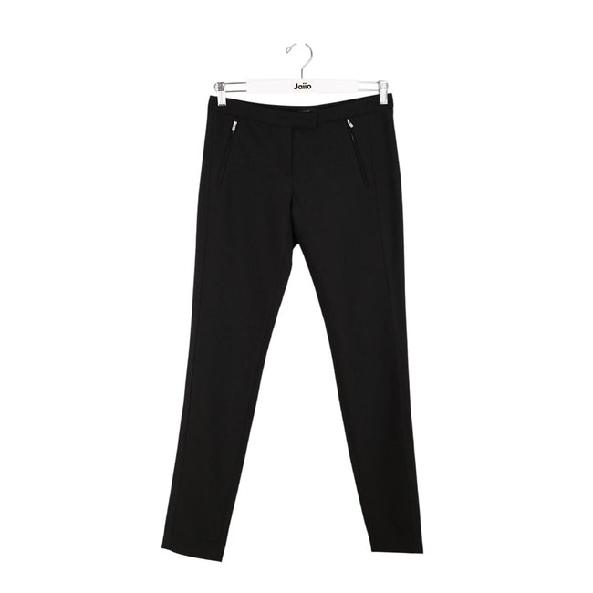 Pantalon droit en coton - Très Bon État noir <span itemprop=
