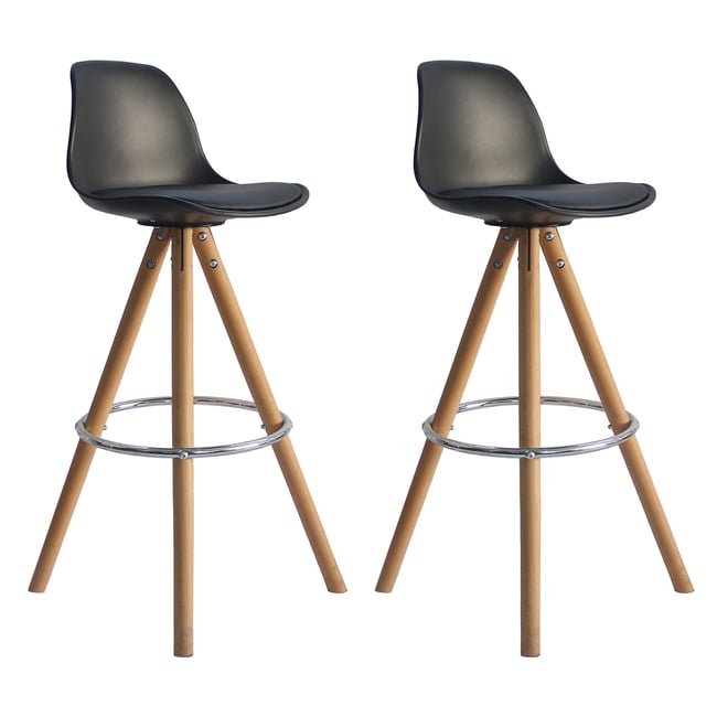 Tabourets scandinaves, lot de 2, TOBIAS - HAPPY GARDEN