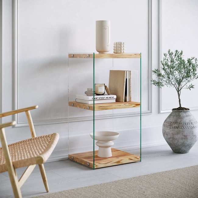 Полка для книг, Niagara R302 / Ниагара Р302 цвет дуб SO'HOME
