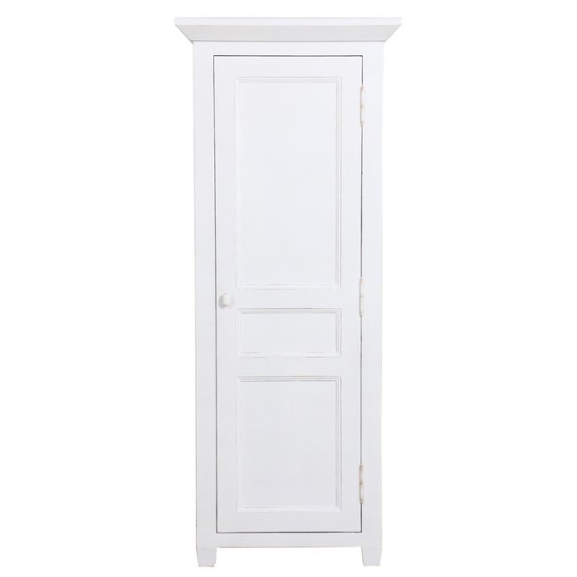 Armoire 1 porte - BROCANTE Couleur blanc <span itemprop=