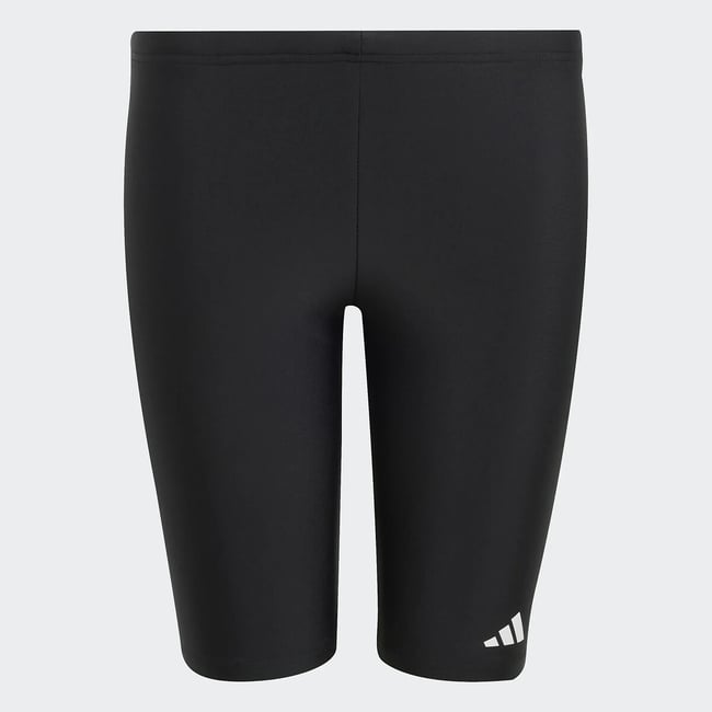 Boxer long, jammer, de natation noir <span itemprop=