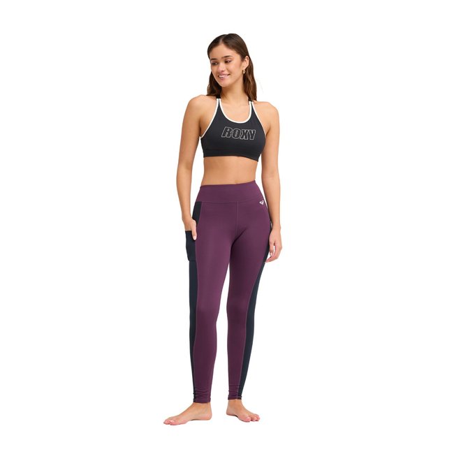 Legging de sport BOUNDLESS SPIRIT. violet blackberry wine <span itemprop=