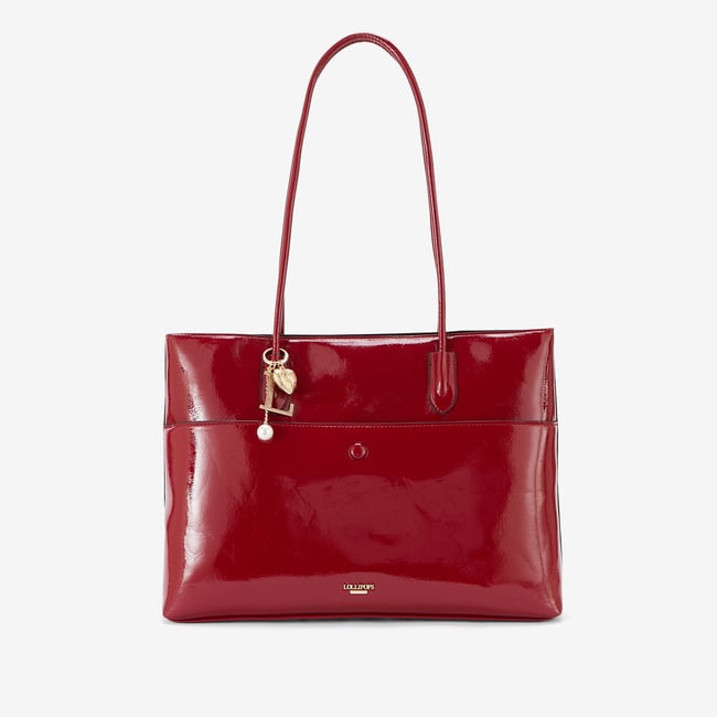 Grand sac shopper  Rosario doré,rouge <span itemprop=