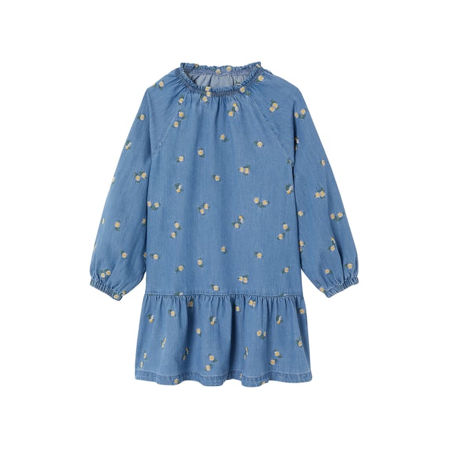Robe denim bleu jean <span itemprop=