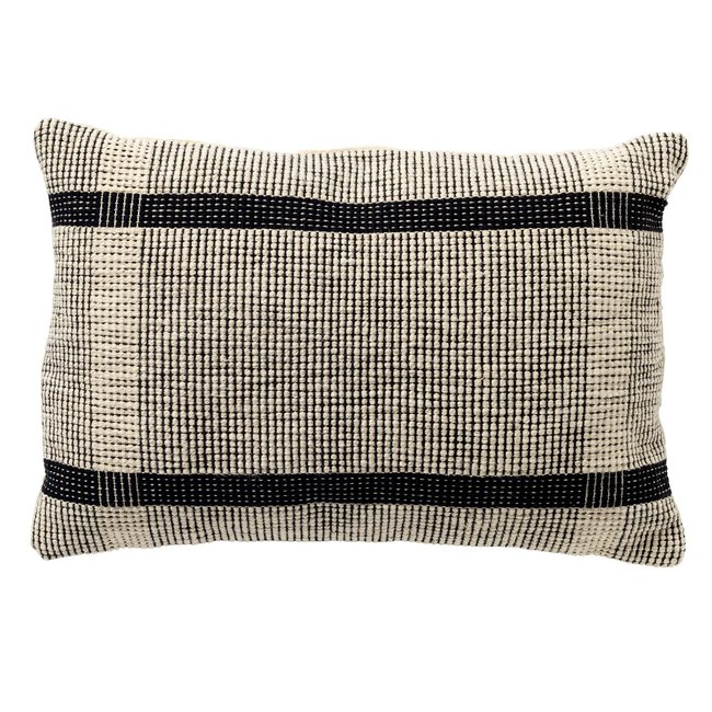 Housse de coussin Mike - Noir, 40x60 cm raven <span itemprop=