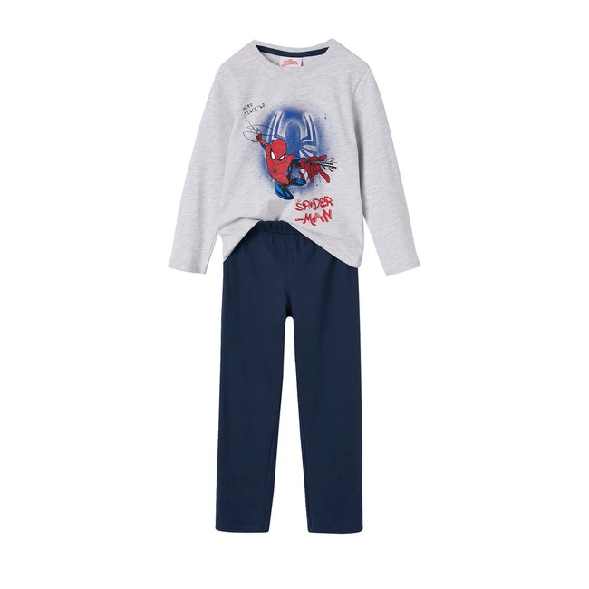 Pyjama bicolore Marvel® Spider-Man gris chiné/marine <span itemprop=