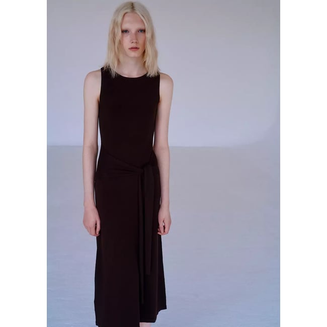 Robe maille nouée - MANGO