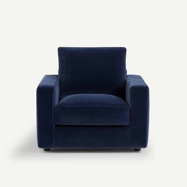 Fauteuil velours, Skander - AM.PM