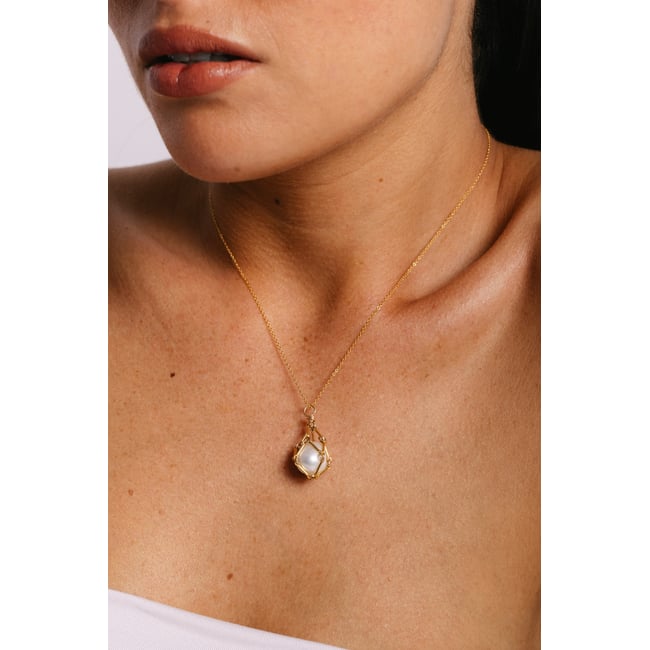 Pendentif Secret - Perle de culture perle de culture <span itemprop=