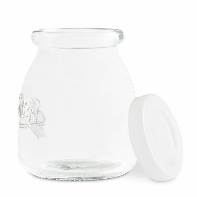 12 pots en verre pour yaourtières - ypo12 transparent <span itemprop=