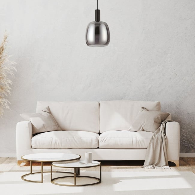 Suspension    COCO Couleur argenté <span itemprop=