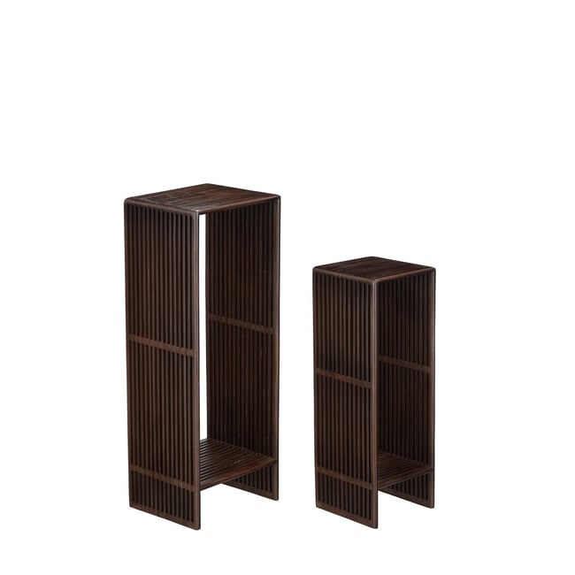 Table à plantes GIAN Couleur brun foncé <span itemprop=