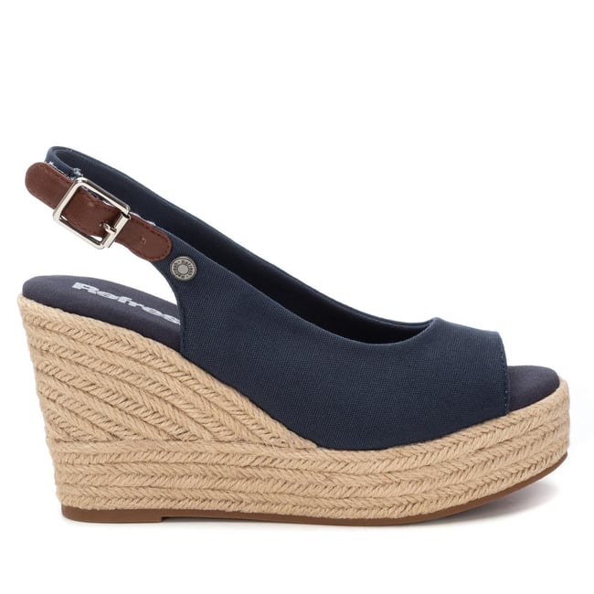 Sandale Coin Décontractée Boucle bleu marine <span itemprop=