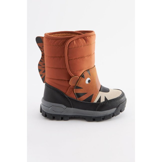 Bottes de neige à motif personnage orange <span itemprop=